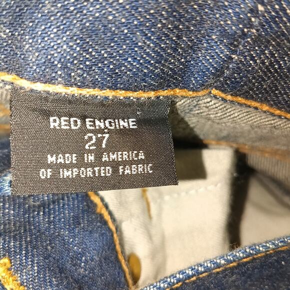 Red Engine Vintage Y2K  Blue Denim Bootcut Jeans NWT  27 - Picture 12 of 16